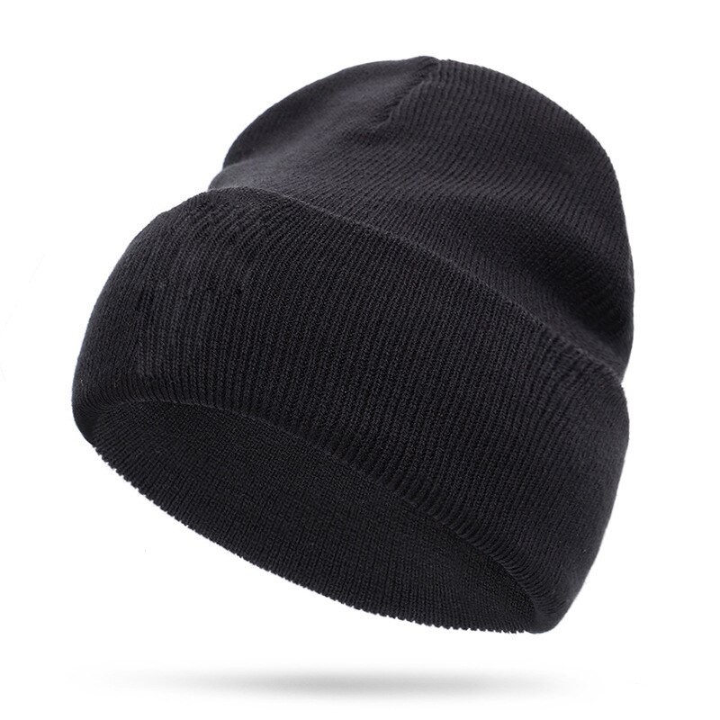 T-mao kvinder pige baret uld vinter hue hue herre kasketter vintage almindelig baret hatte ensfarvet dame vinter kasketter: Kintted hat