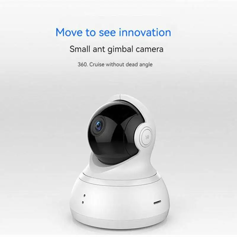 Caméra YI Dôme 1080p HD CCTV IP 360 ° Détection Wifi Vision nocturne sans fil IR système de surveillance de sécurité Audio bidirectionnel