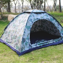 Outdoor Camping Tent voor 2 Persoon Single Layer Waterdichte Outdoor Draagbare Camouflage