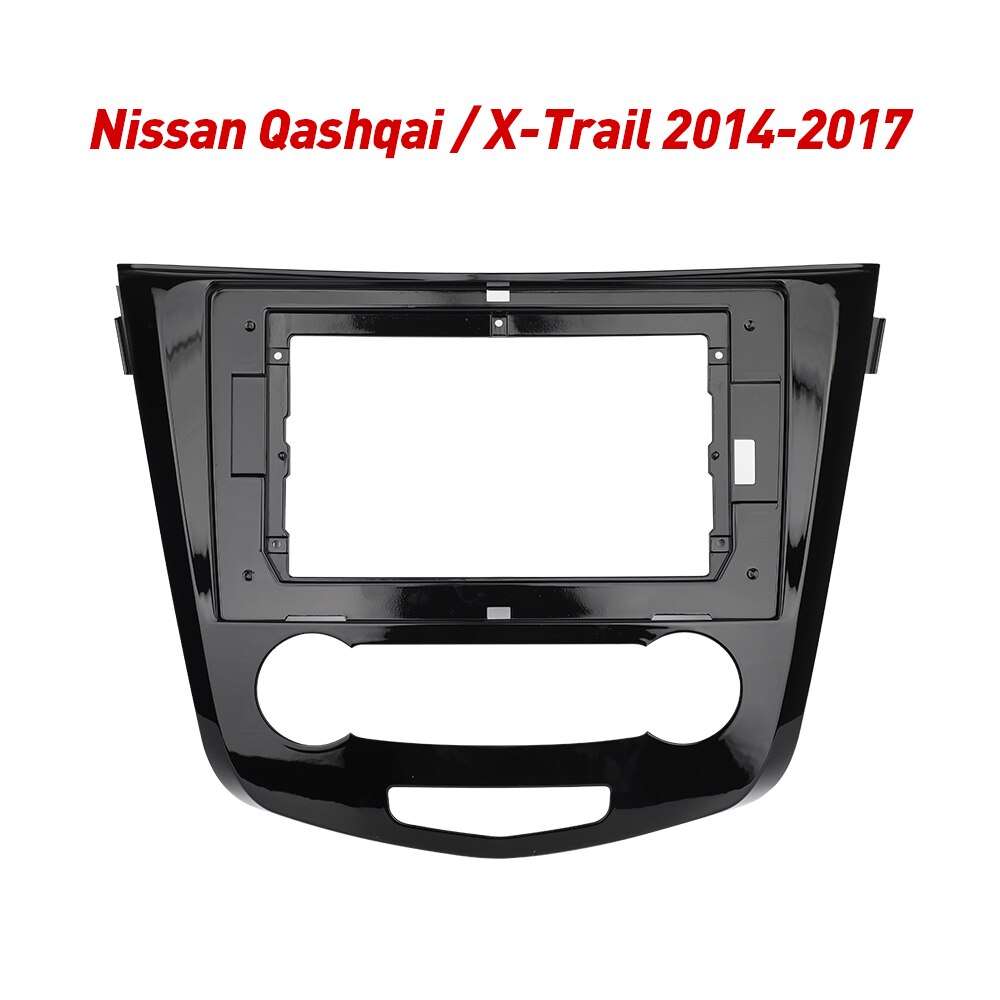 2Din Car Radio Fascia Frame Fit for Nissan X-Trail X Trail 3 T32 Qashqai 1 J10 Android GPS Panel Dash Frame Kit: White