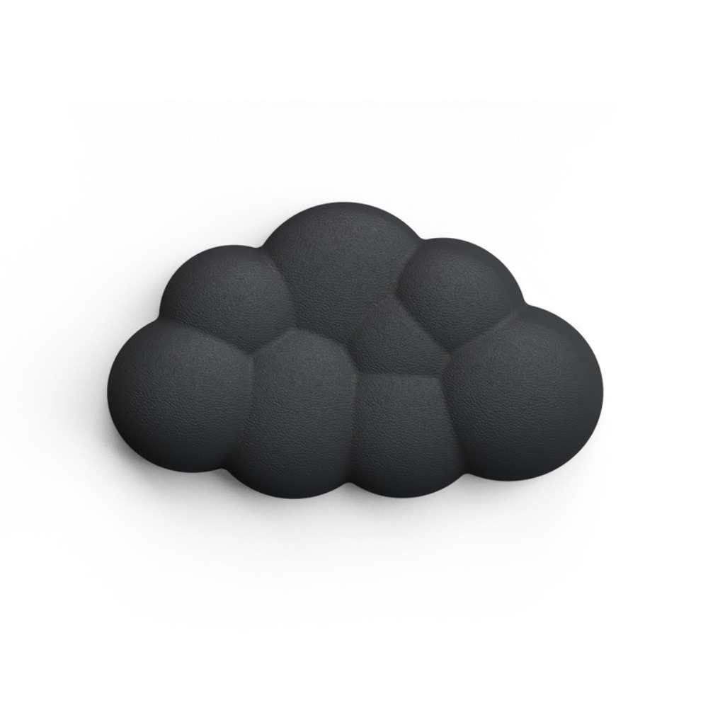 Ergonomische Cloud-Maus- und Tastatur-Handballenauflage – rutschfester Memory-Schaum für Gaming/Büro, weiches PU und leicht zu reinigen: WHITE