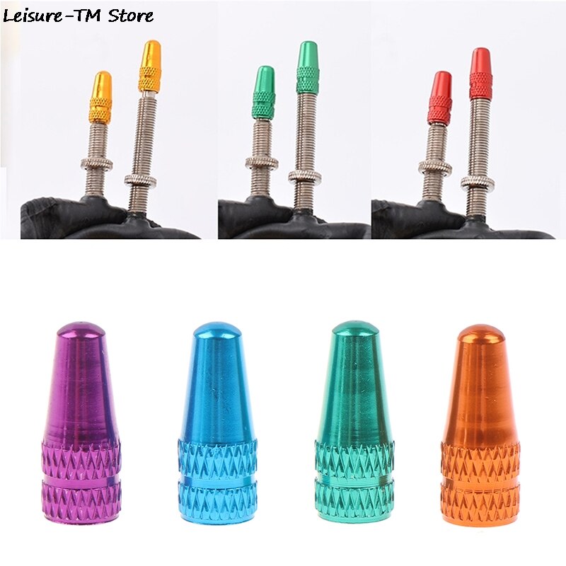 Valve Cap Bike Aluminium Alloy Valve For Bicycles Caps Tire Dust Cover