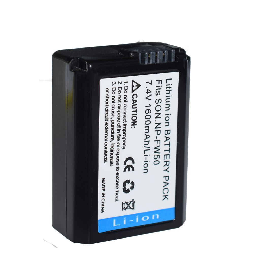 Battery for Sony Alpha A6100 ILCE-6100 SLT-A35 (α35) 1600mAh