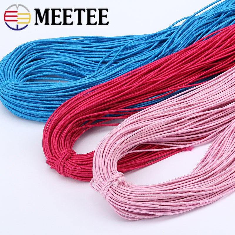 80 mx 1mm miljøvennlig ledning sy elastiske bånd tau armbånd perler strenger gummibånd for hår sløyfe plagg gjør-det-selv håndverk  ky585
