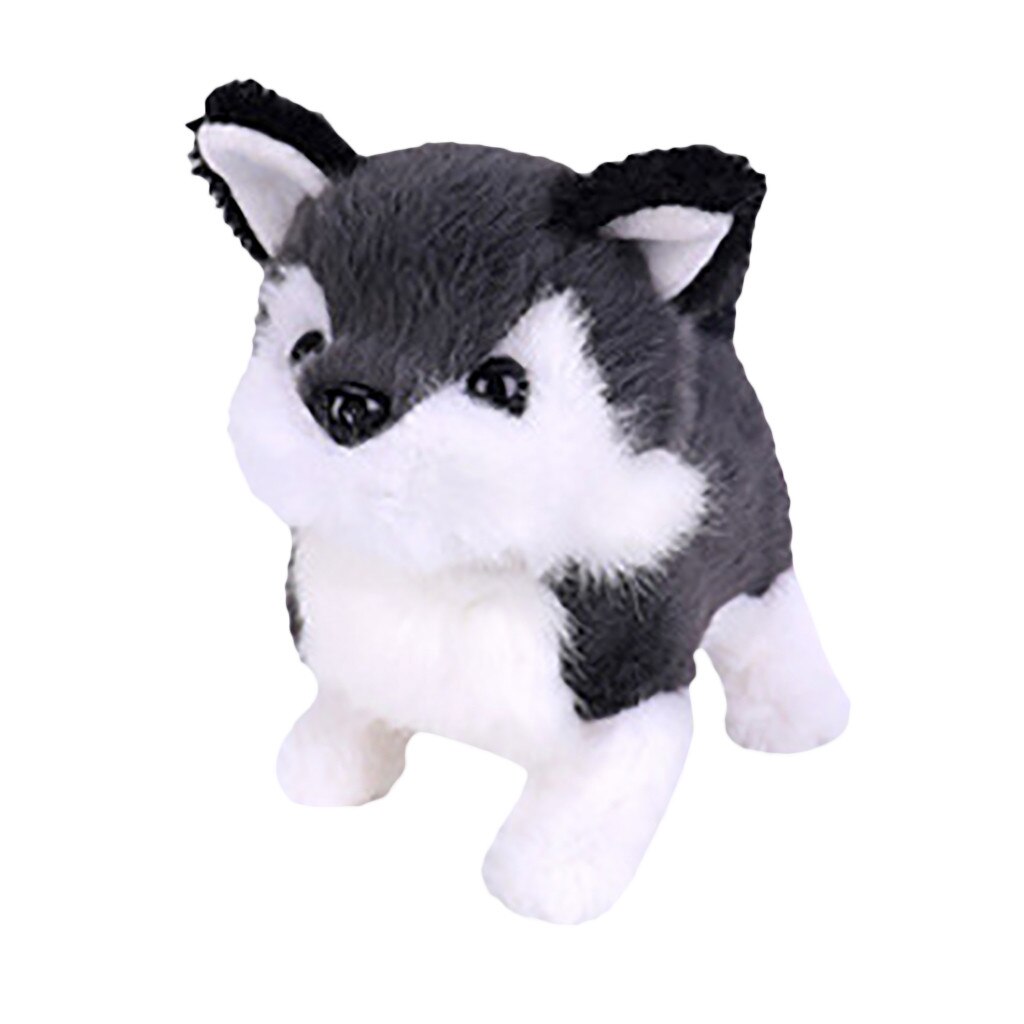 Jouets électroniques de Simulation de chien Robot mignon, jouet pour enfants qui aboiera et marchera, chiot électrique: I