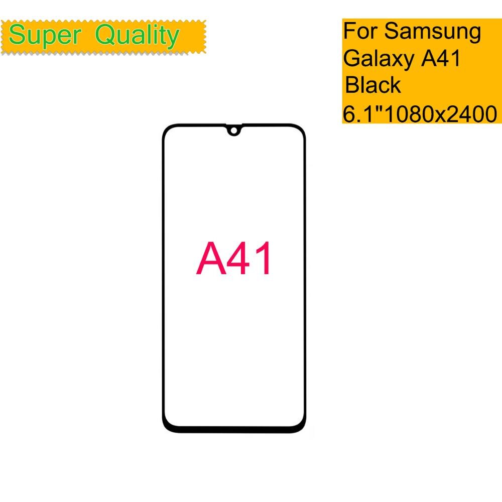 Udskiftning til samsung galaxy  a41 touch screen frontglas panel lcd ydre display linse  a41 a415 sm-a415f/ dsn front glas