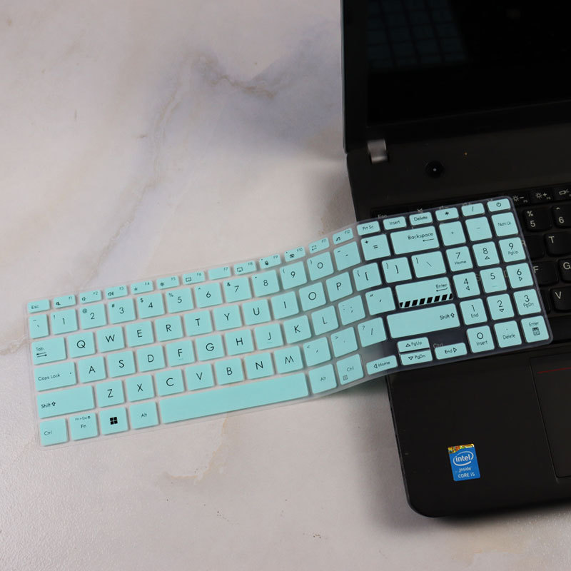 Silicone Laptop Keyboard Cover Skin For Asus Vivobook 15 OLED ( X1505 / M1505), Asus Vivobook 15 ( F1504 / X1504 ) 15.6'': Clear