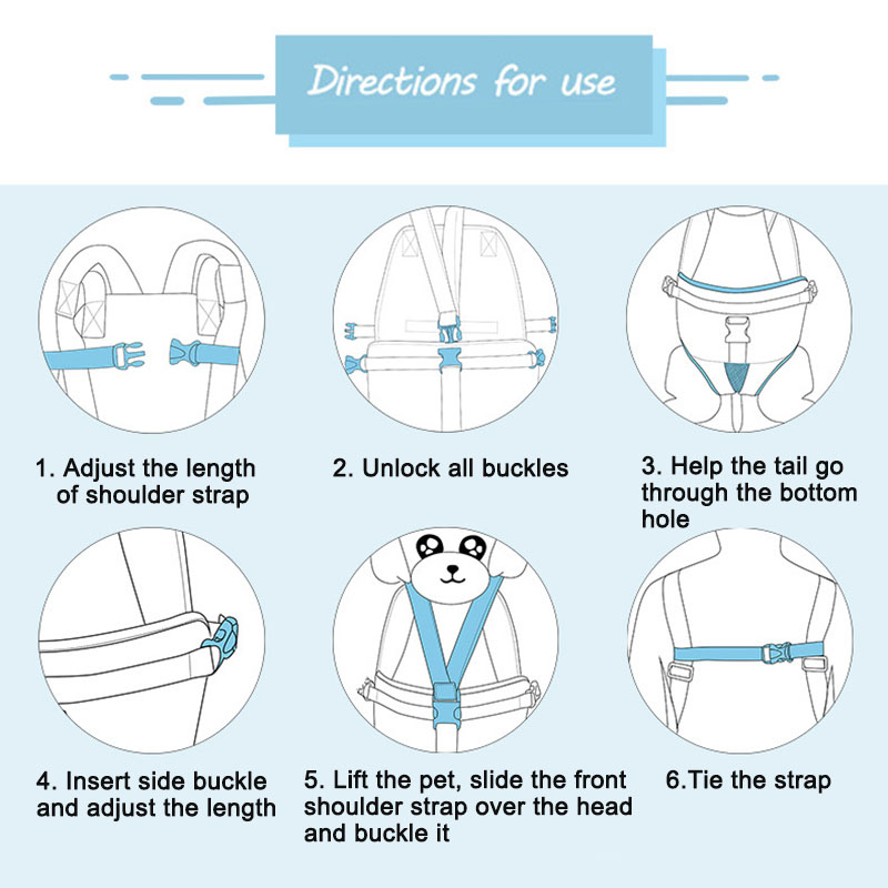 Hond Draagtas Rugzak Voor Kleine Middelgrote Hond Zachte Voorzijde Sling Hond Schoudertas Reizen Rugzak Dragen Voor Dieren outdoor