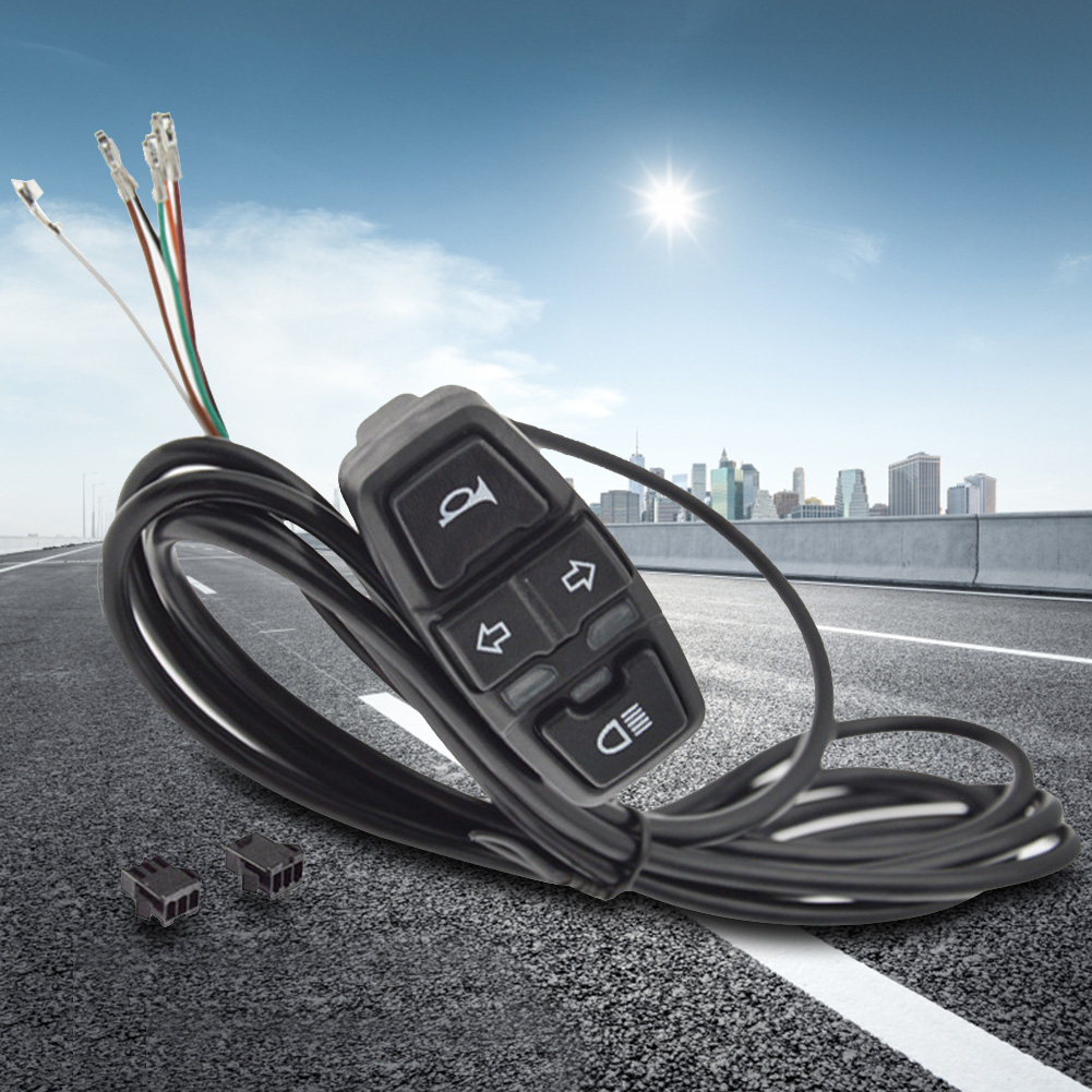 Elsykkel forbrems baklys sett bryter adapterkabel 24-48v energisparende elektrisk sykkeltilbehør