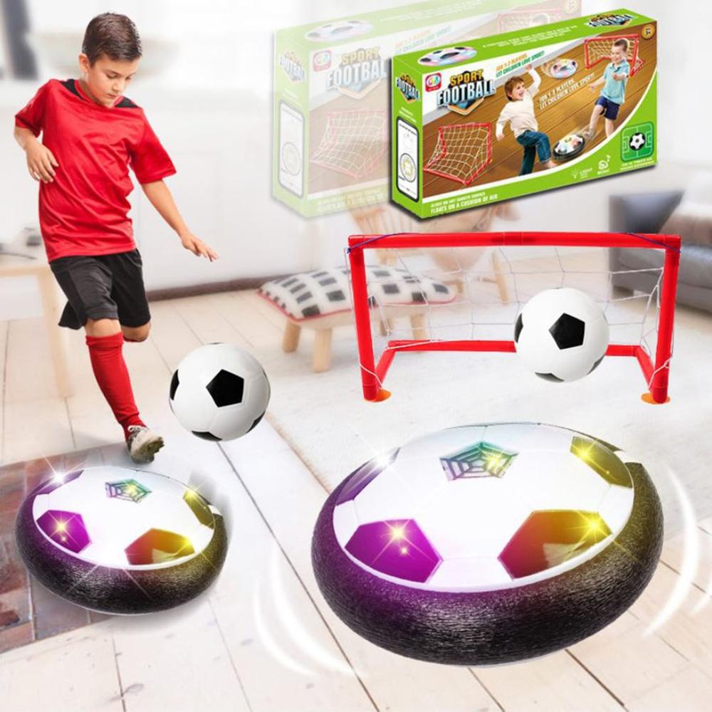 Colorido LED eléctrico Hover fútbol interior flotador fútbol interactivo juguete Kis Mini juguete de desarrollo bola juguetes deportivos