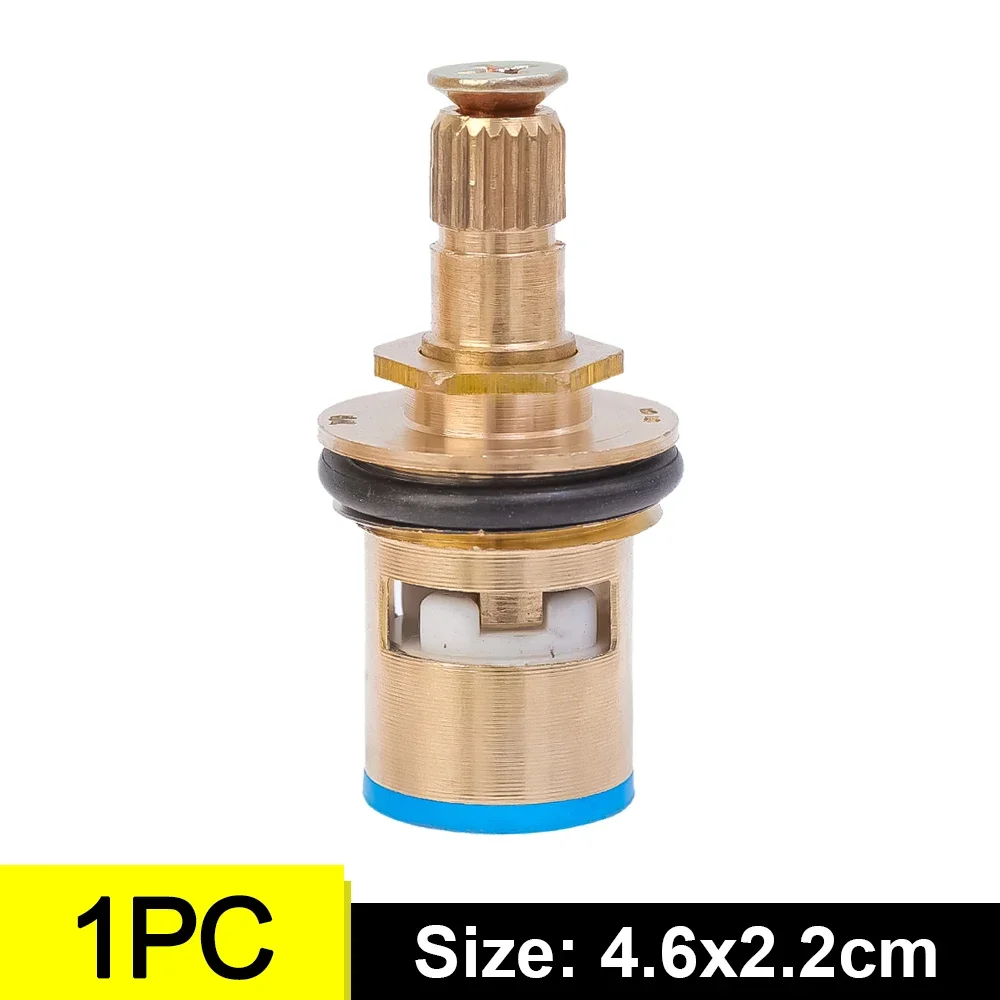 10/1pcs Faucet Valves Replacement Universal Tap Valve Brass Cartridge Faucet Inner Valve For Household Bathroom Kitchen Supplies: WHITE
