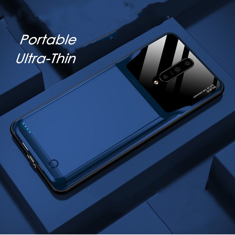 Portable Power Bank Battery Charging Case for OnePlus 7T/7T Pro Battery Case External Battery Charger Cases for OnePlus 7/7 Pro
