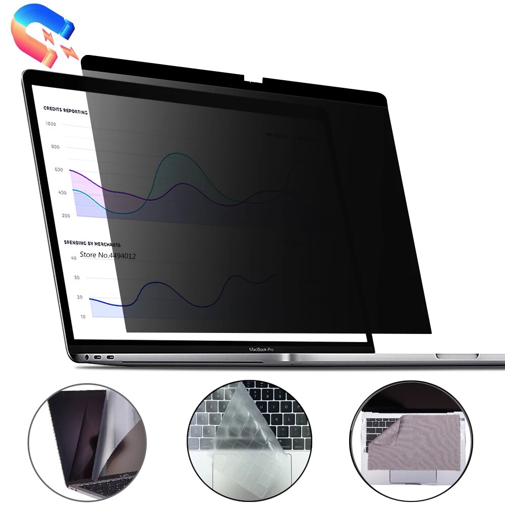 Laptop Privacy Filter Voor Apple Macbook Pro 16 A2485 Screen Protectors Film Verwijderbare Magnetische Privacy Filter Film