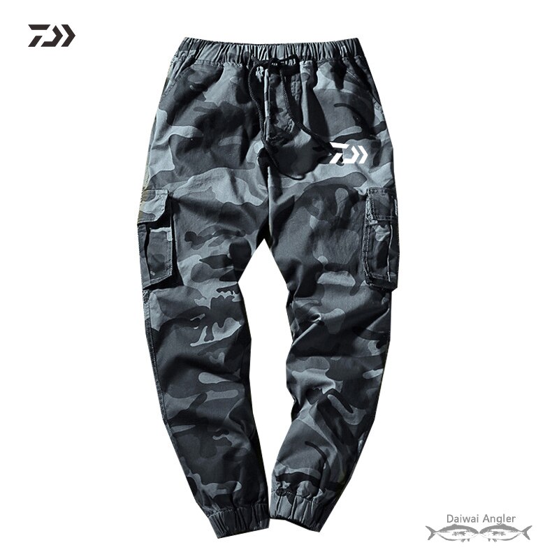 Pantalon Daiwa séchage rapide Sports de plein air pantalons de pêche coton randonnée vêtements de pêche hommes été Anti-sueur Polyester vêtements thermiques