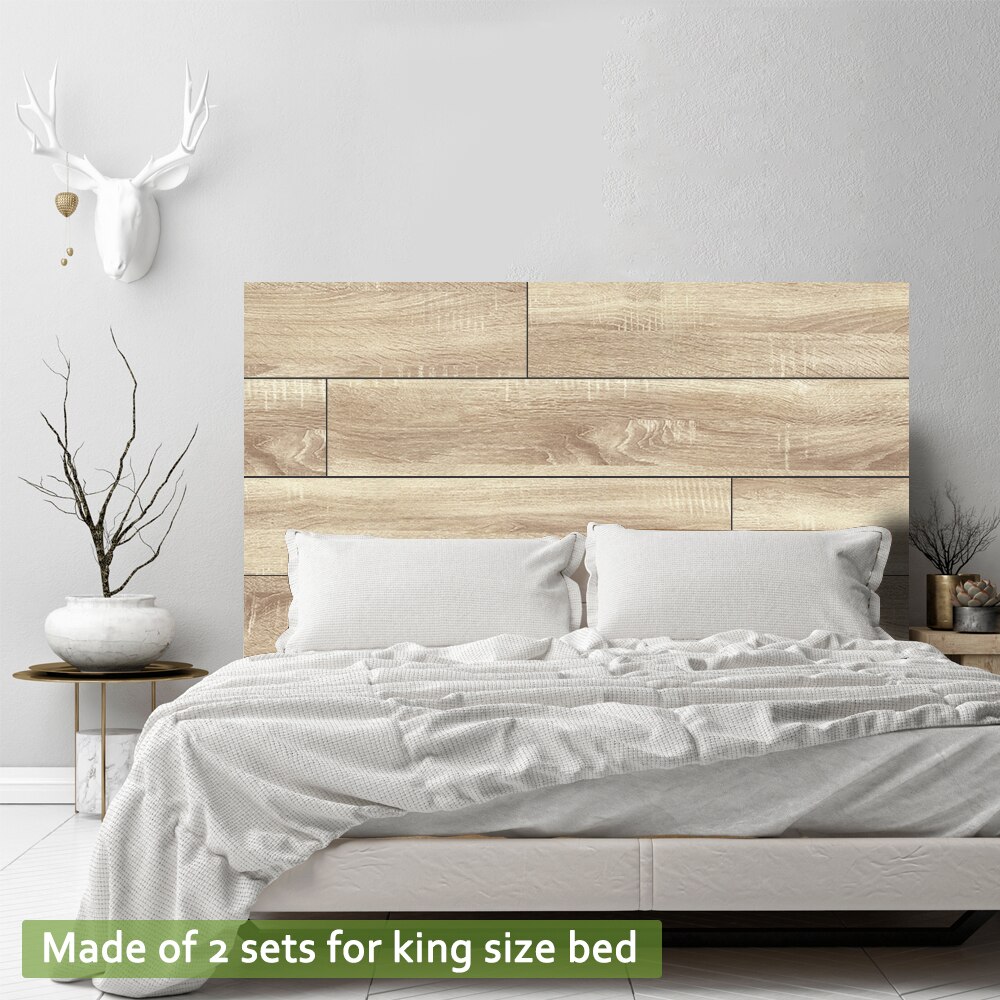 Funlife®20x300cm Camphar Wood Ground Floor Sticker PVC Waterproof Wall Sticker for Bedroom Bathroom Kitchen Furniture Home Decor