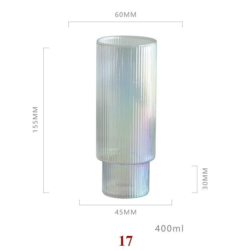 Set of 2-classical home morning water glass office water juice glass cup GLA-1520: 17