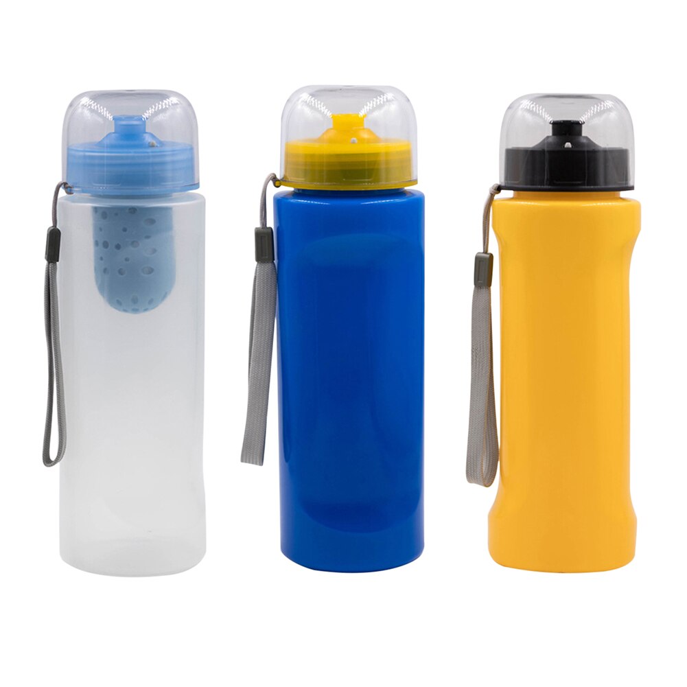750Ml Outdoor Water Fles Met Filter Systeem Survival Camping Filtratie Drinkbeker Waterzuiveraar Voor Camping Wandelen