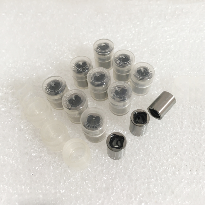 8pcs LM5UU 5mm Lineaire Kogellager Bush Bus voor 3d printer carbon chroom lager staal