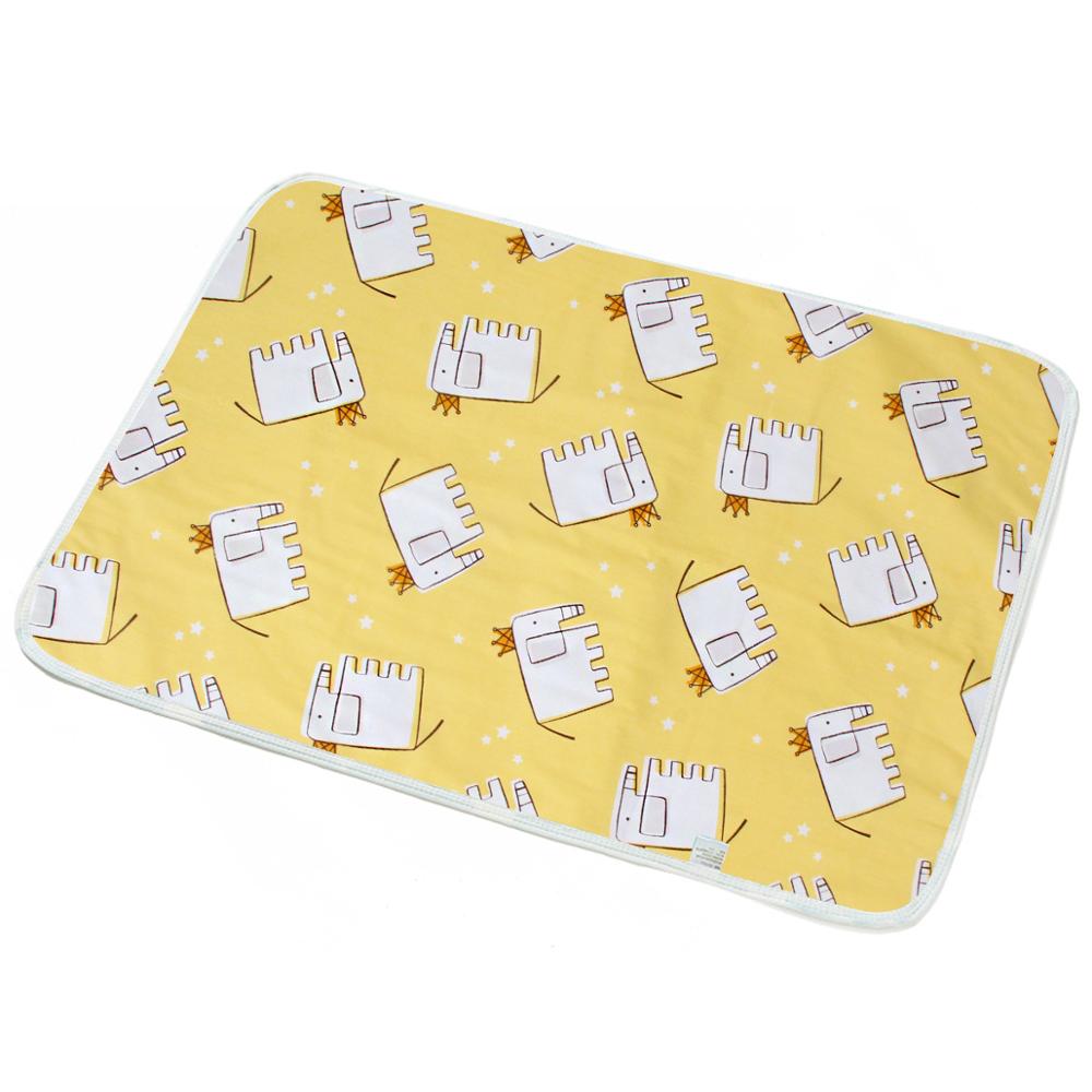 Babyble puslemåtte madras foldbar vandtæt nyfødt liggeunderlag rejsepudemåtter til babysengesæt 35*45cm: Mønster l