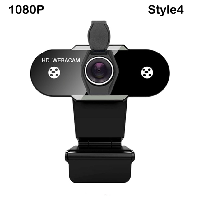 30 degrees rotatable 2.0 HD Webcam 1080p 720p 480p USB Camera Video Recording Web Camera with Microphone For PC Computer: 1080P-Style 4