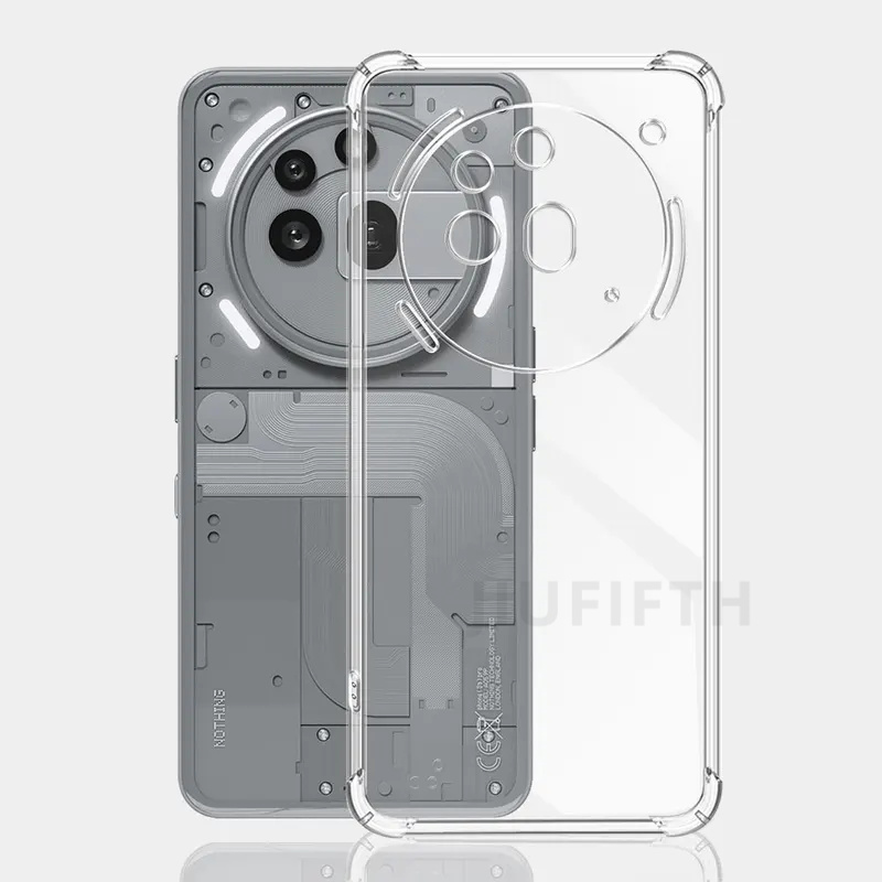 Für nichts Telefon 3A Profi fallen Silikon Weiche Klare Telefon Fällen Telefon3A 3APro Funda transparent Stoßfest Airbag Abdeckung funda Capa