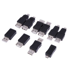 Prachtig Ontworpen Duurzaam 10PCS OTG USB man-vrouw micro USB mini changer adapter converter