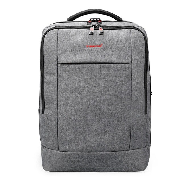 Tigernu Waterdicht 15.6Inch Laptop Rugzak Zakelijke Mannelijke Mochila Usb Opladen Anti Diefstal College Reizen School Rugzak Voor Mannen: Grey