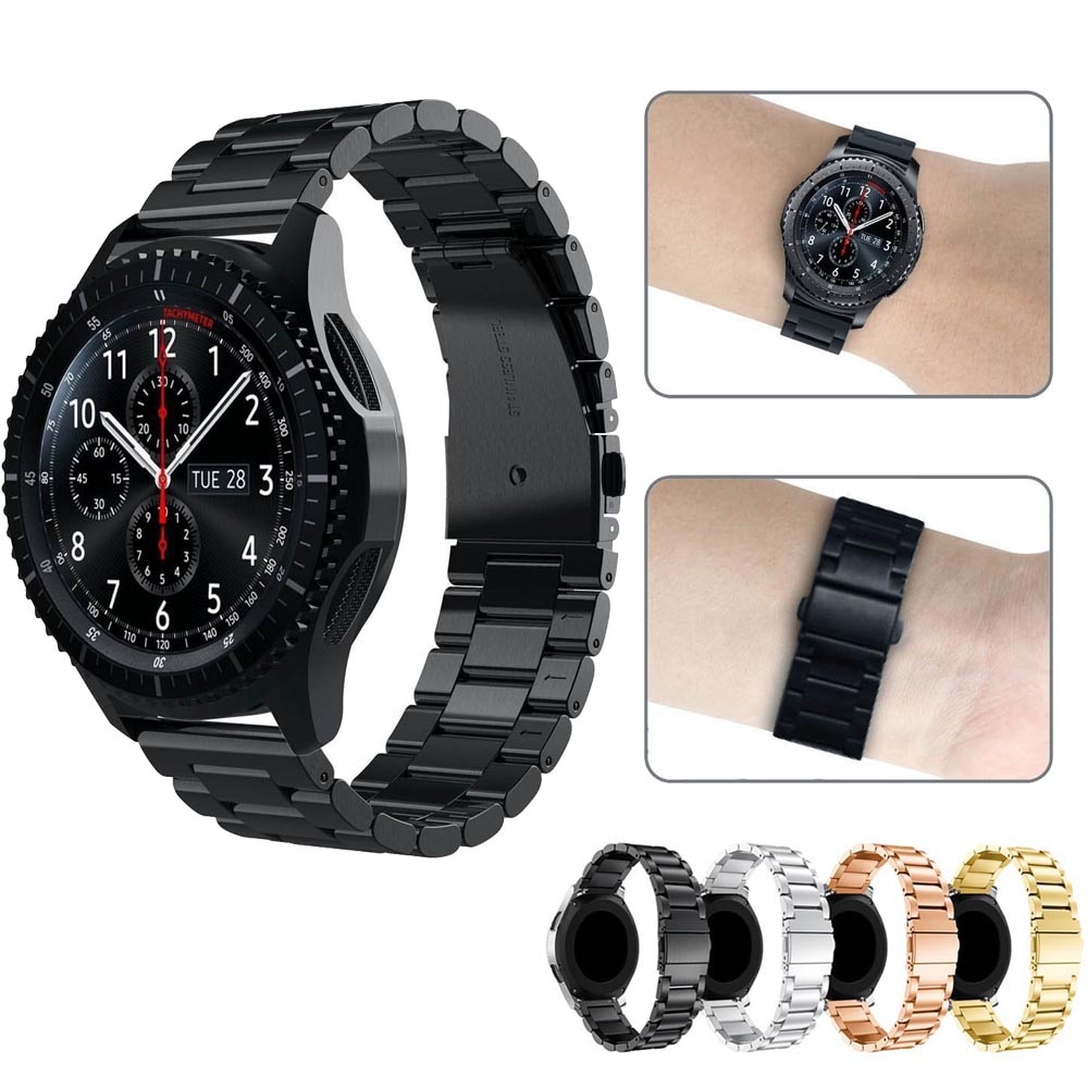 18MM 20MM 22MM Metal Wrist Strap For Garmin Vivoactive4s 4s Smart Watch Band Stainless Steel Straps For Vivoactive 3 4 Correa