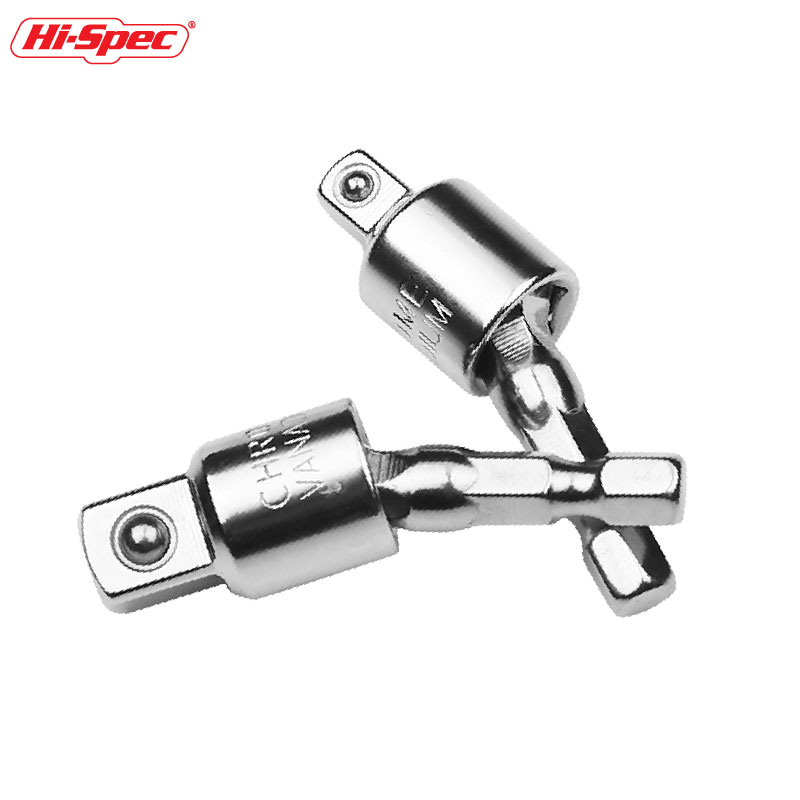 1/4" 3/8" 1/2" Ratchet Wrench Adapter Universal Joint Set Ratchet Angle Extension Bar Socket Adapter for Impact Driver
