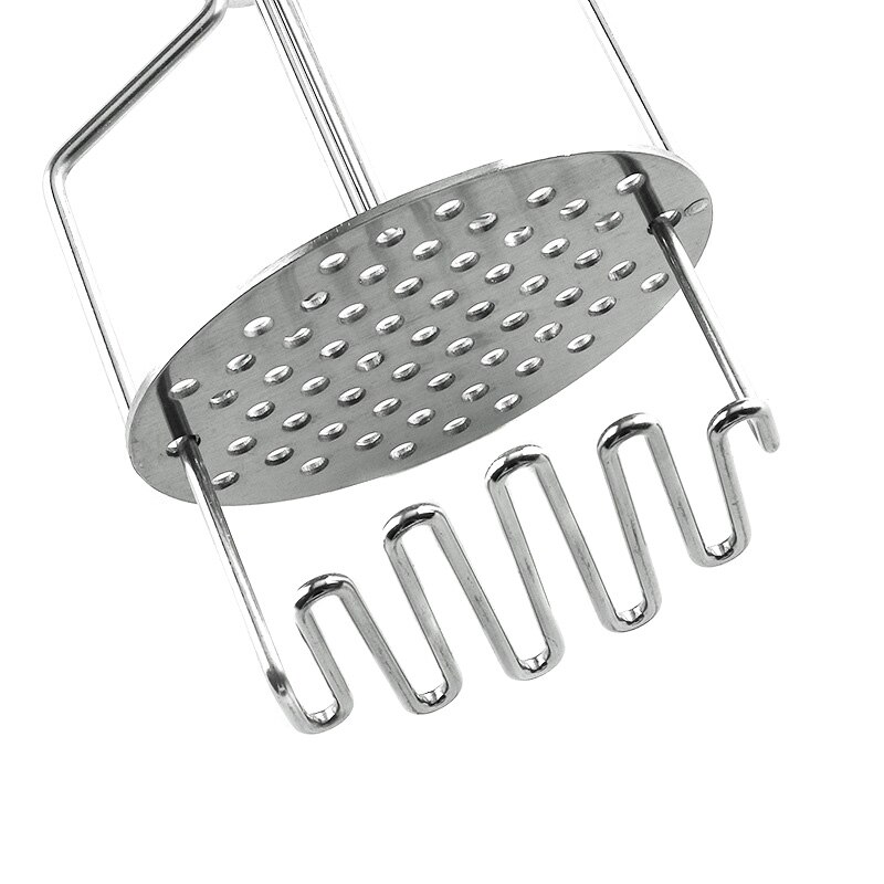 Rvs Aardappelstamper Met Handvat Intrekbare Voorjaar Diy Aardappelpuree Eenvoudig Te Gebruiken Tool Tb