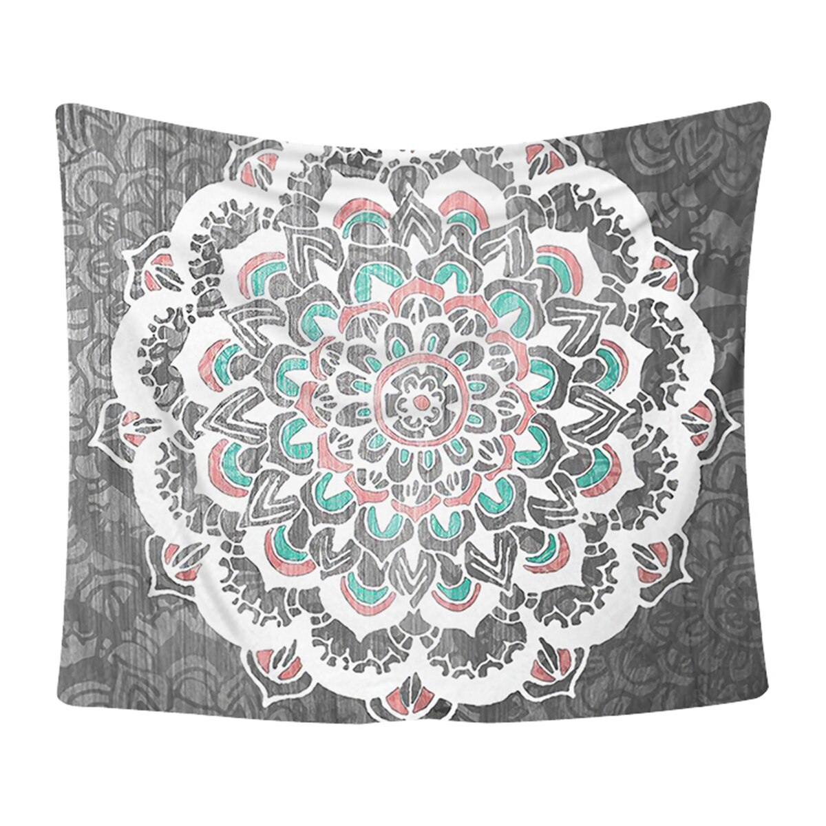 Tapiz de Mandala para colgar en la pared, decoración de dormitorio, tapices de tela psicodélicos Hippie, noche, Luna, playa, alfombra, decoración de casa: 4