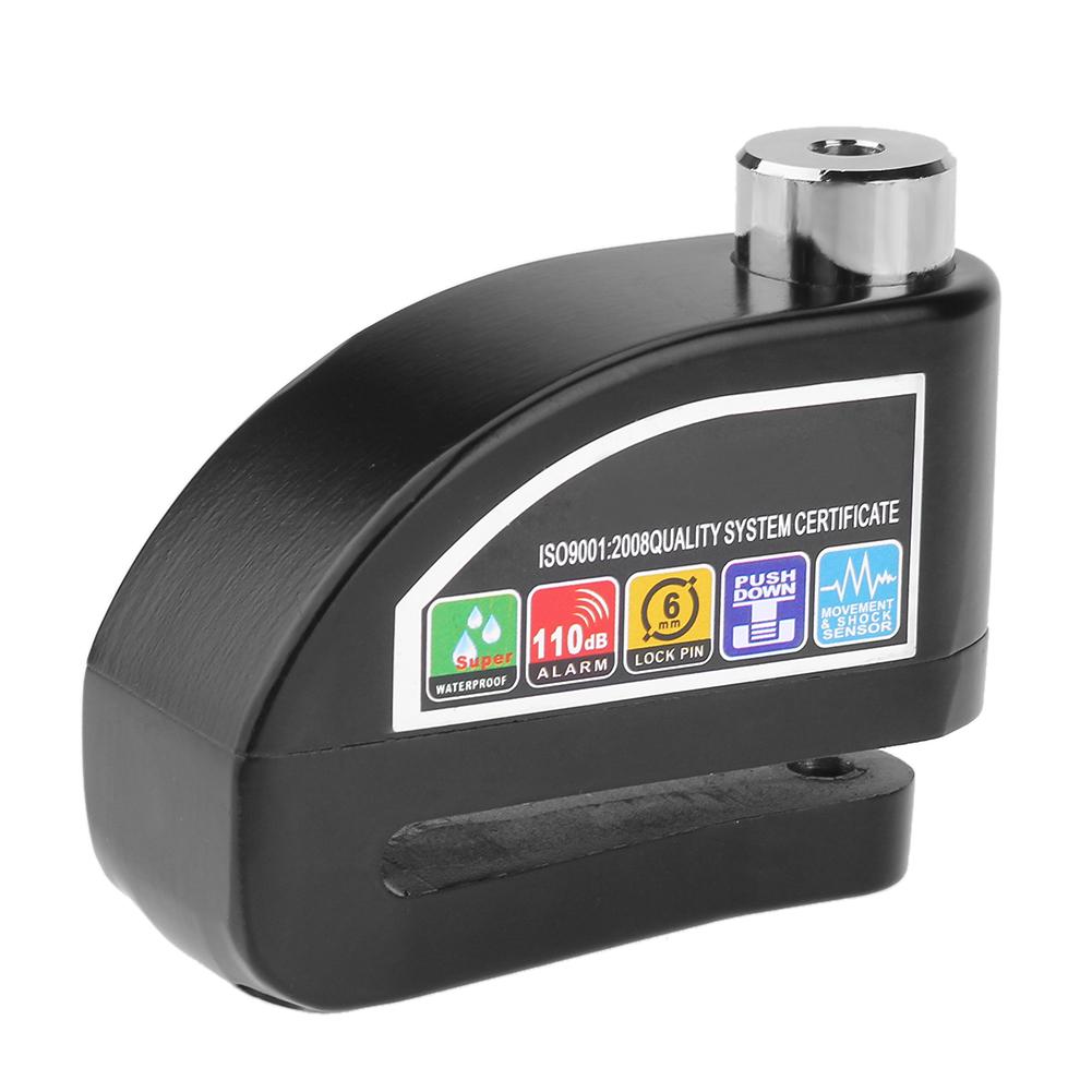 Varkaudenesto pyörän levyjarrulukko turvahälyttimellä moottoripyörälle: Default Title