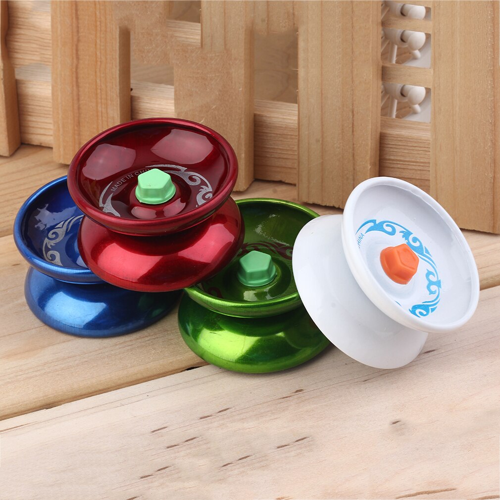 Random Color Alloy Yoyo High Performance Speed Cool Alloy Yoyo Leisurely Walk Ball Children Games