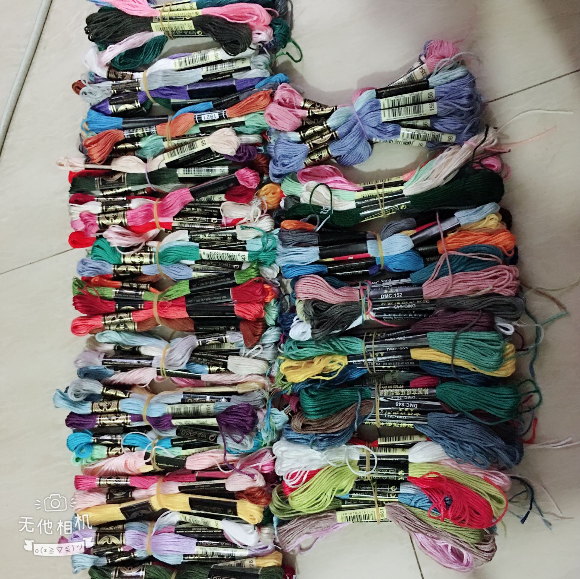 Stock selling Mixed 10 dmc cxc Colors Threads Line Polyester Cross Stitch Embroidery Thread Floss Sewing hread Line For DIY