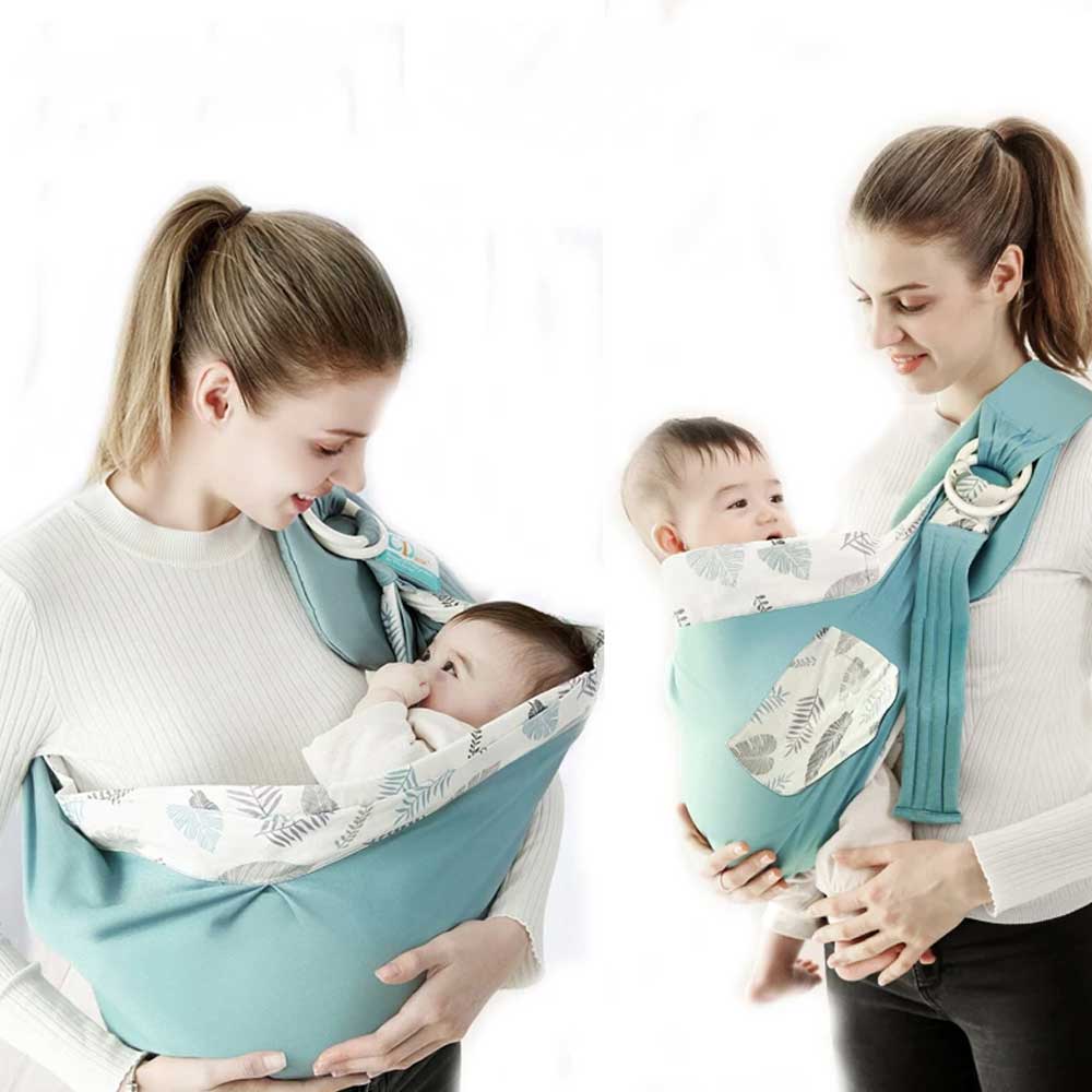 Cabestrillo para bebé recién nacido, portabebés de doble uso, tela de malla, mochila de lactancia, portabebés