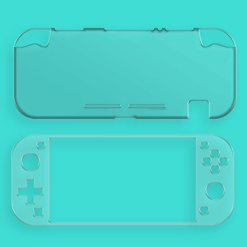 Waterproof Anti-slip Protective Case Frame Shell Tempered Glass Film Screen Protector Set for NS Switch Lite Gaming Console