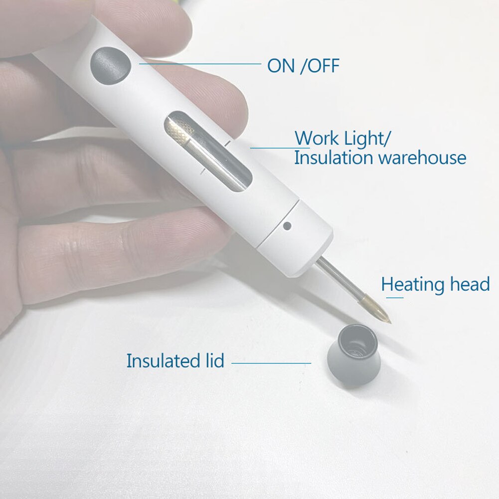 Household Mini Portable Soldering Iron USB Rechargeable Electric Welding Pen