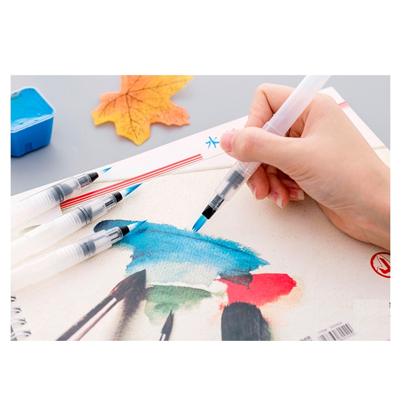 watercolol Painting brush with water tank soft head water brush with reservoir fountain water pen calligraphy brush art marker