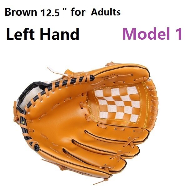 ZYMFOX Baseball Glove Catcher Gloves Softball Right Hand Gloves Exercise Equipment Sport Training Accessories Left/Right Hand: Left Hand Adults