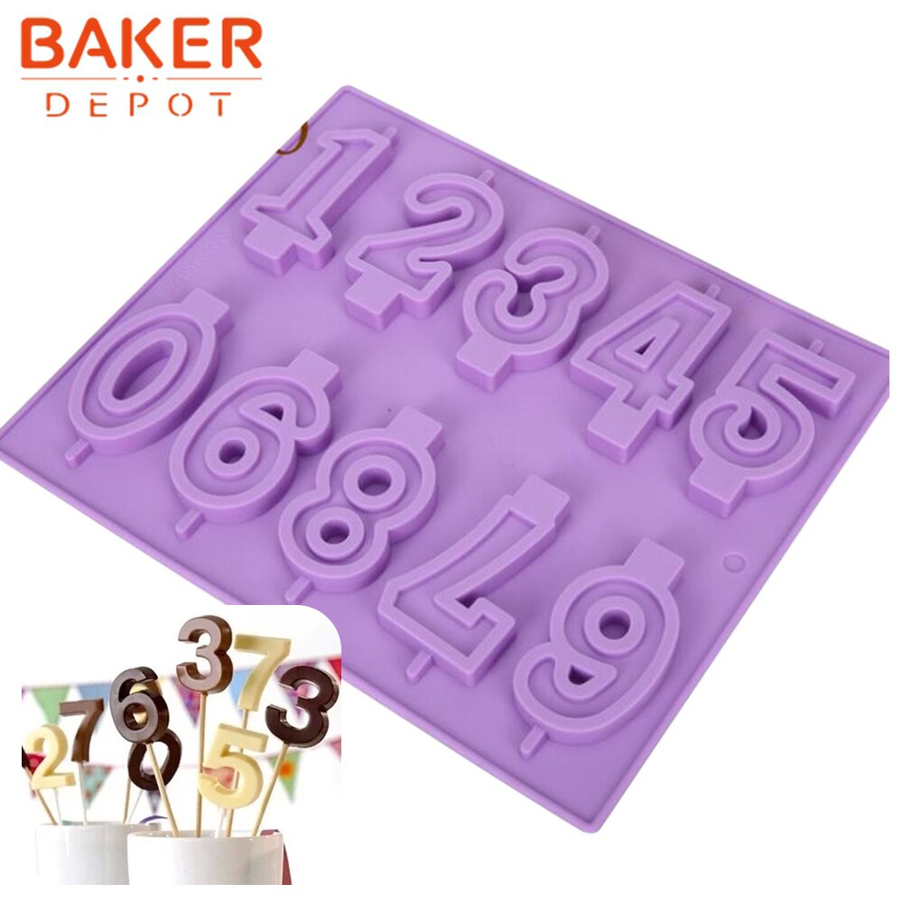 Bager depot silikone slikkepinde form til slik chokolade rund kage dekoration form bjørn slikkepinde forme til bagegrej: Cdsm -714