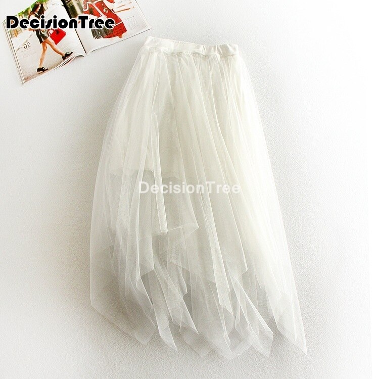 femme slip robe solide jupe jupon dame sous-jupe dentelle maille irrégulière polyvalent base jupe dames basique Mini jupe