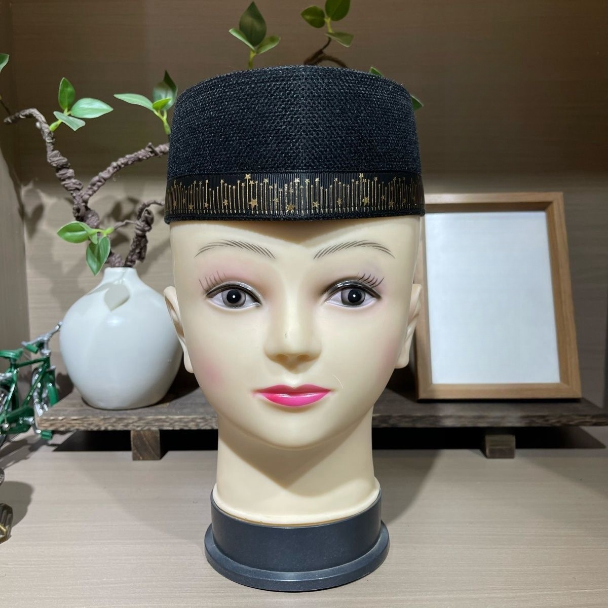 Chapeau de bateau musulman malaisien pour hommes, de produits fiscaux, casquette de prière de Turquie, kippa saoudien, maille islamique Kufi 03405