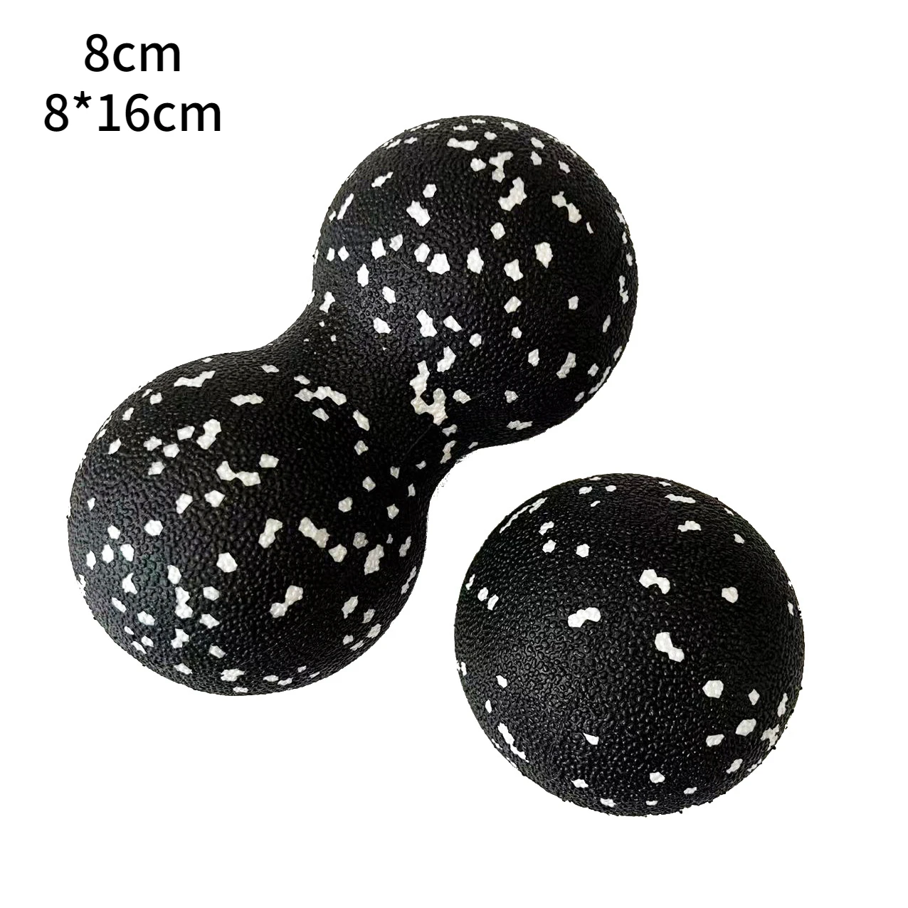 Fitnessball, hochdichter EPP-Erdnuss-Massageball, leichter Rücken-/Nacken-/Fuß-Mobilitätsball, tiefe Gewebe, myofasziale Entspannung: verrotten
