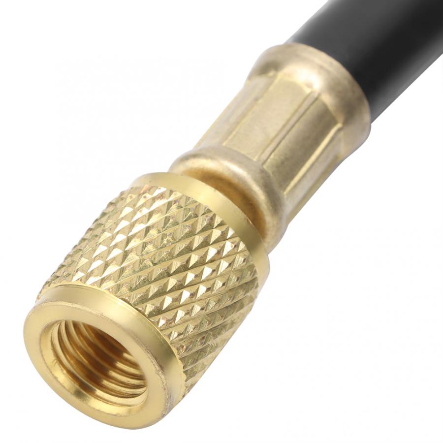 R410 800-4000psi Druck Klimaanlage Fluorid Rohr Klimaanlage Kühlmittel Kältemittel Zugabe Werkzeug 1/4SAE Kältemittel Schlauch