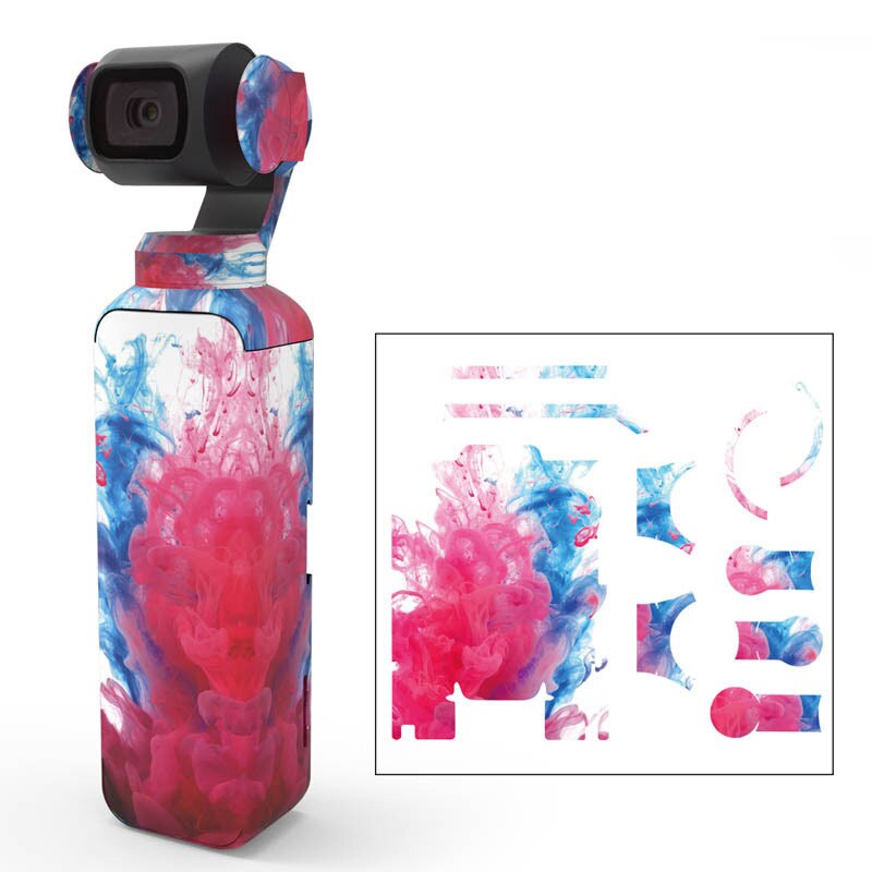 Body Decals For DJI OSMO POCKET Accessories Waterproof 3M PVC Stickers Body Decals Film For OSMO POCKET Handheld Gimbal Camera: Black