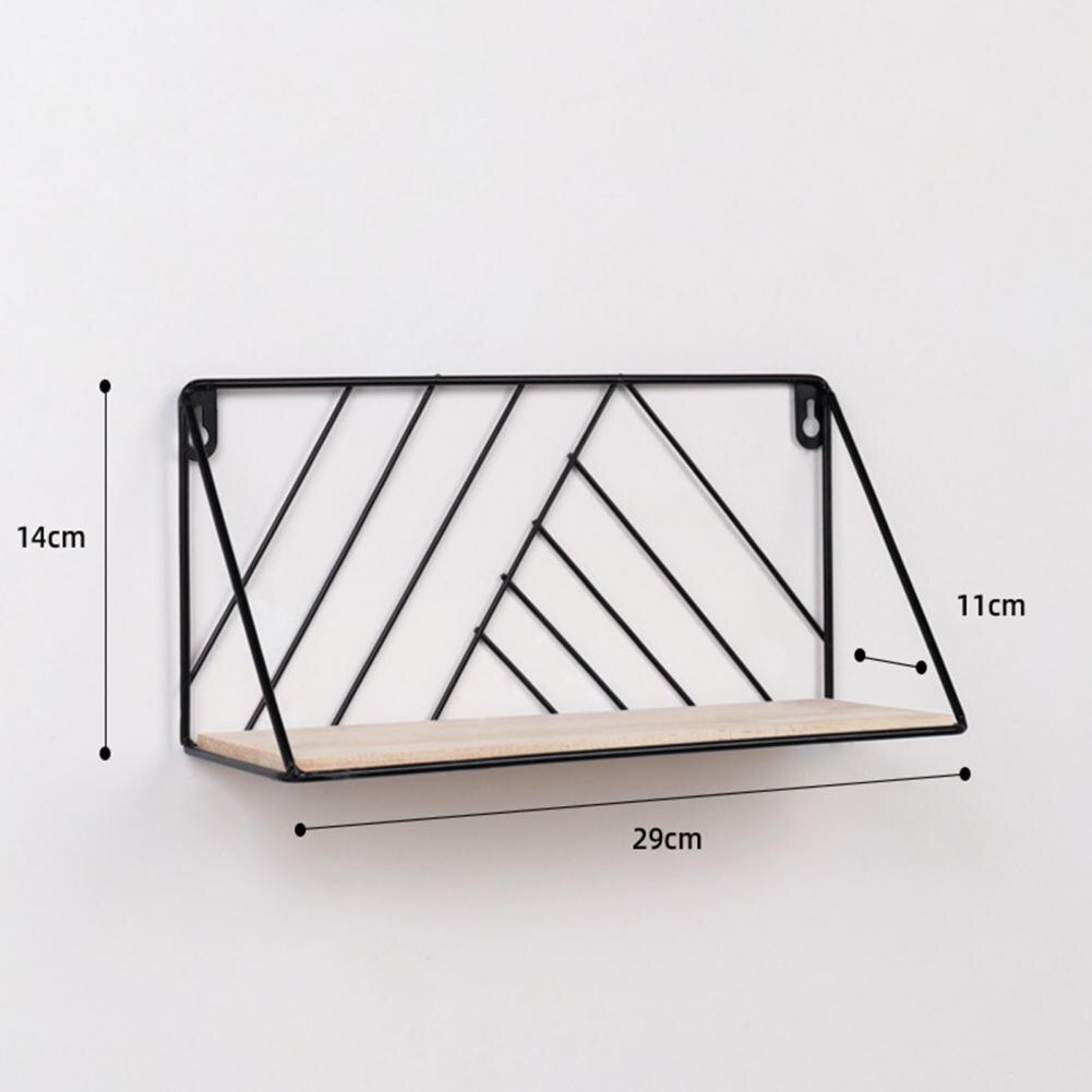 Entryway Shelf Wall Mount Load Bearing Simple Style Decorative Wall Hanging Shelf Modern Style Durable Portable for Home