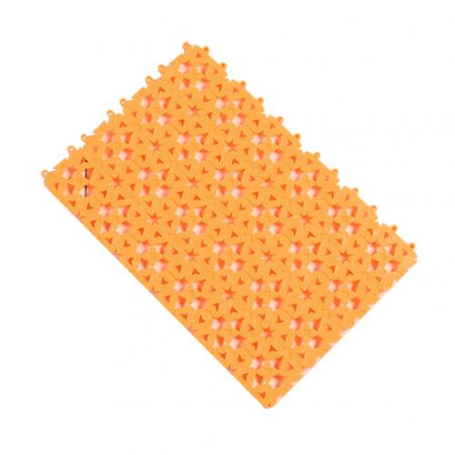 Diy Multifunctionele Uitsparing Splicing Waterdichte Badmat Douche Badkamer Antislip Mat Puzzel Coaster Isolatie Mat Accessoires: Geel