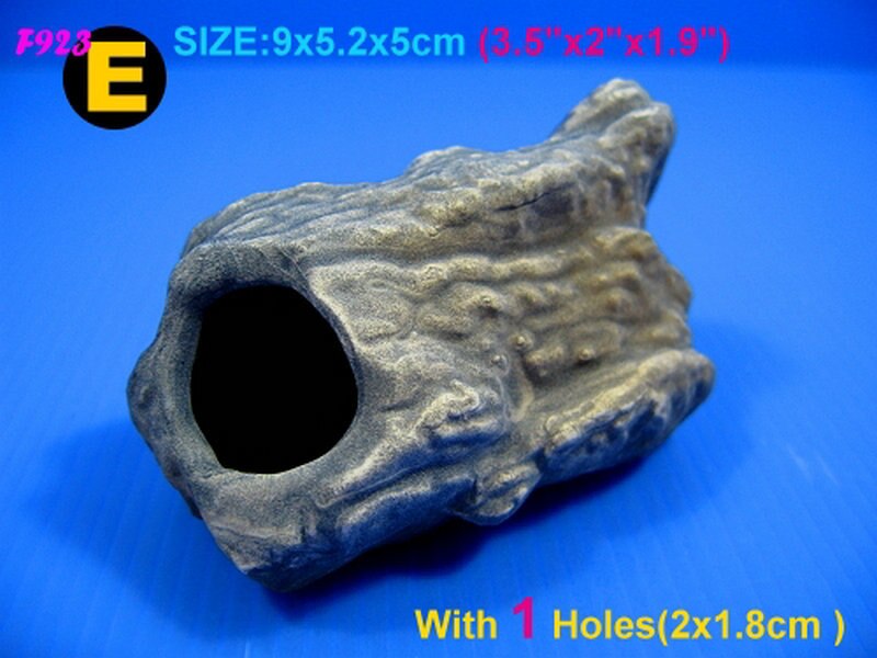 Up Cichlid Stones Keramische Aquarium Rock Cave Decoratie Voor Fish Tank Ornament Cave Decor 5 Maten: E