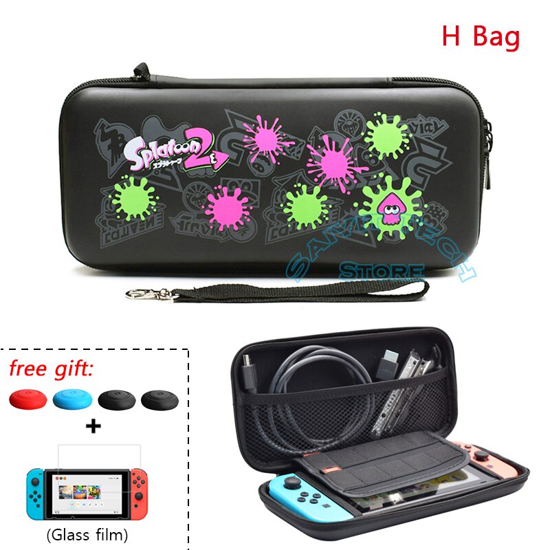 Newest Nintend Switch Accessories EVA Travel Storage Bag Nintendoswitch Animal Crossing Case for NS Nintendo Switch Console: H Bag