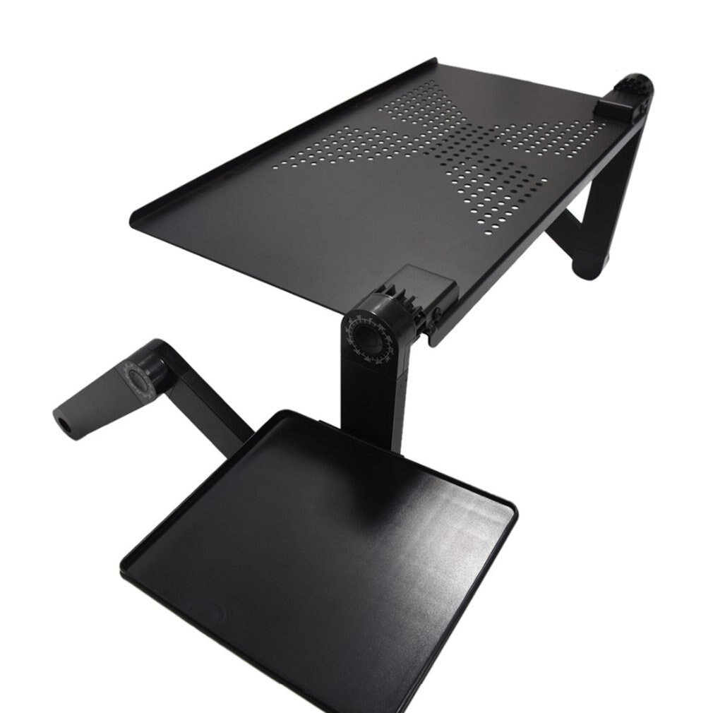 Draagbare Verstelbare Laptop Tafel Opvouwbare Laptop Bureau Met Muismat Voor Netbook Computer Mesa Para Notebook Stand Voor Slaapbank